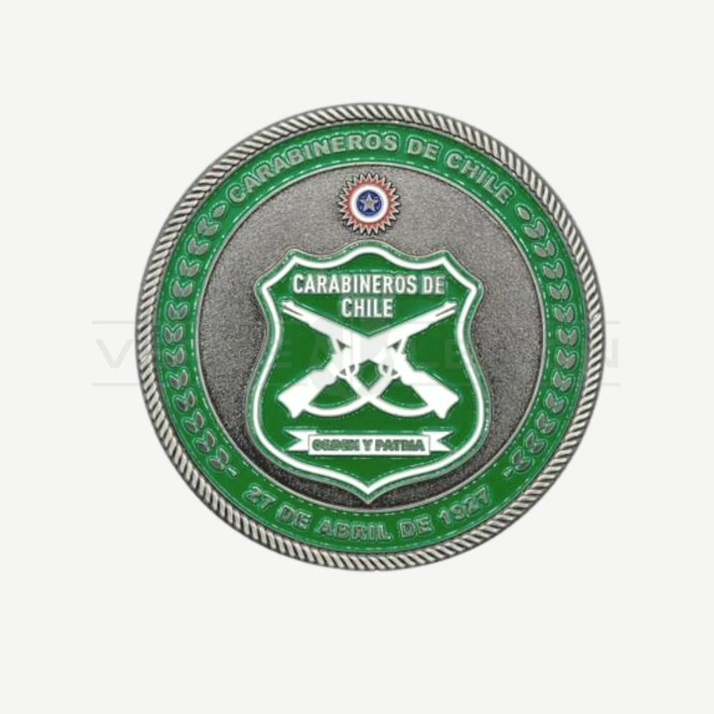 Moneda Personalizable Recuerdo Ascenso Cabo 1° Carabineros