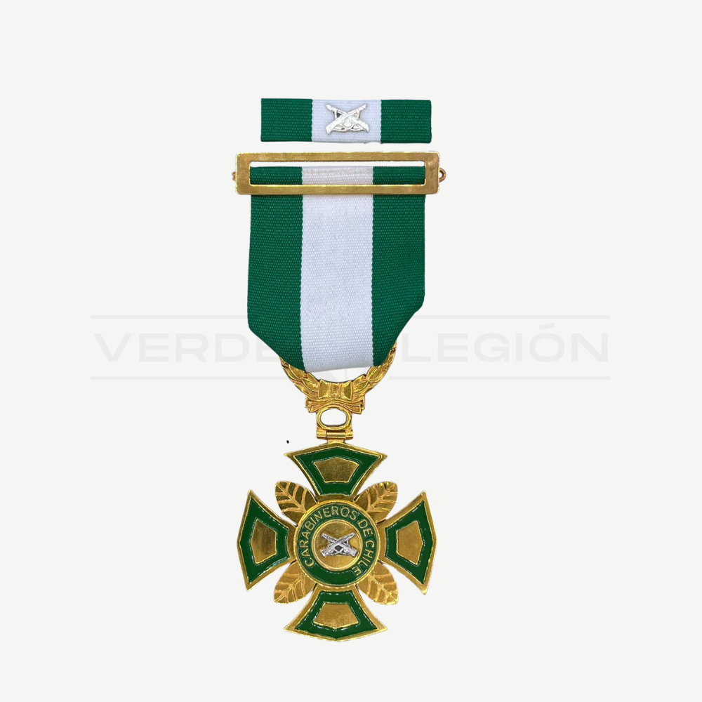 Medalla y Distintivo 20 años de Servicio PNS Carabineros