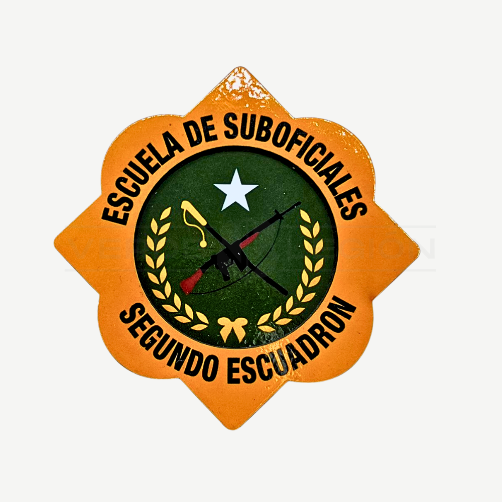 Imán Madera para Refrigerador Escudo Escuadrones Esucar Carabineros (Opciones)