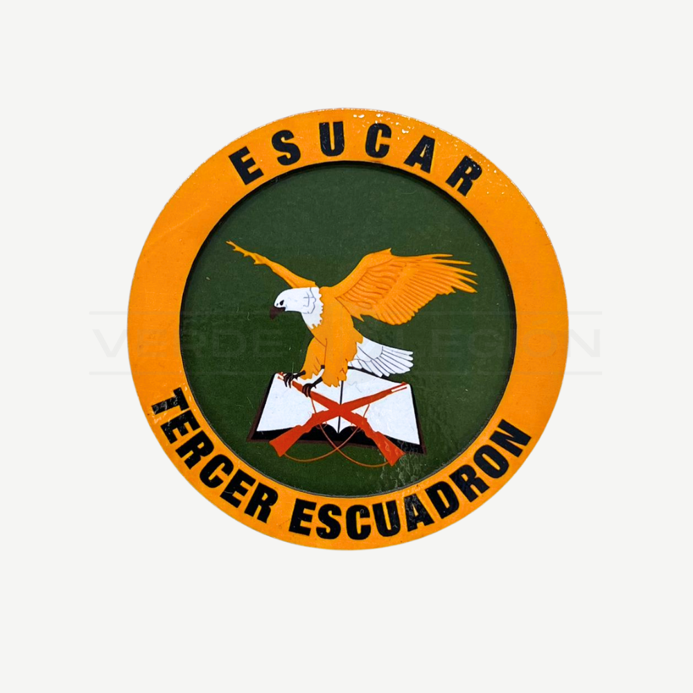 Imán Madera para Refrigerador Escudo Escuadrones Esucar Carabineros (Opciones)