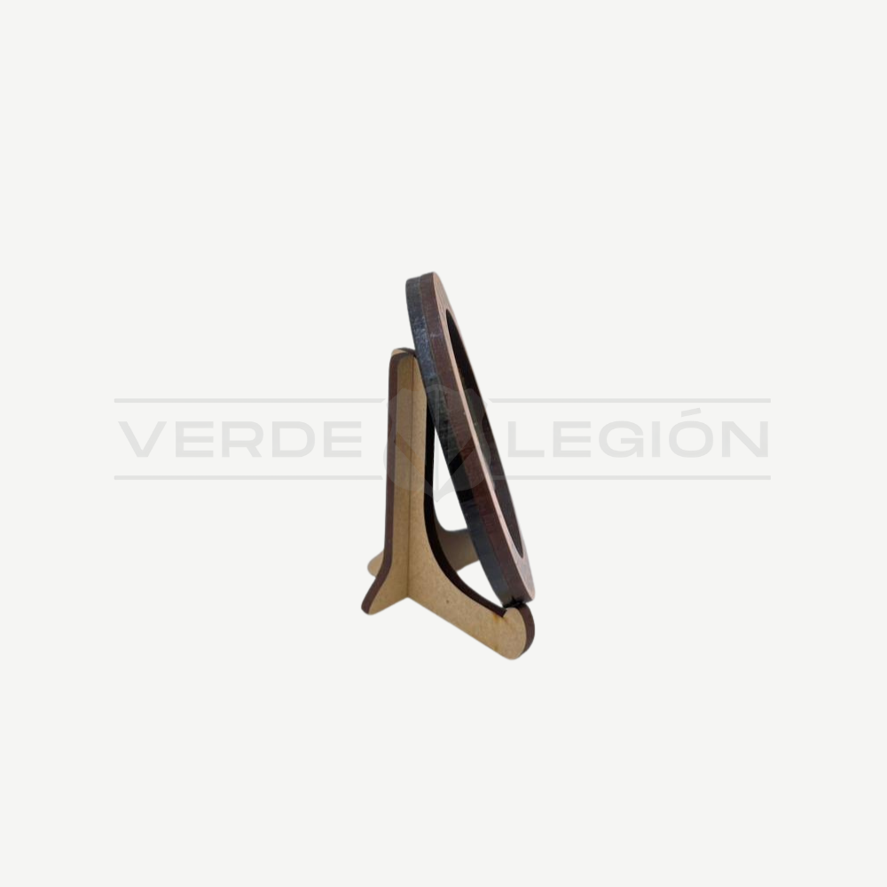 Soporte Armable de Madera para Imanes y Monedas de Colección