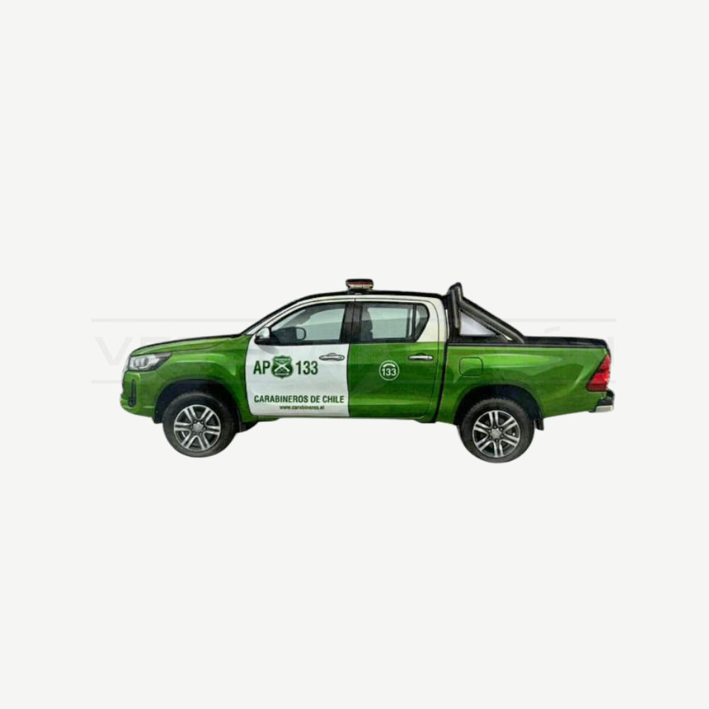 Imán Camioneta AP Carabineros de Madera para Refrigerador