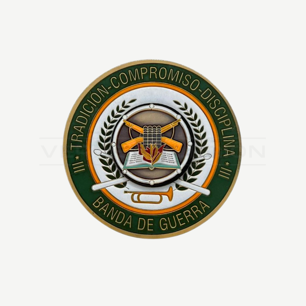 Imán Banda de Guerra Carabineros de Madera para Refrigerador