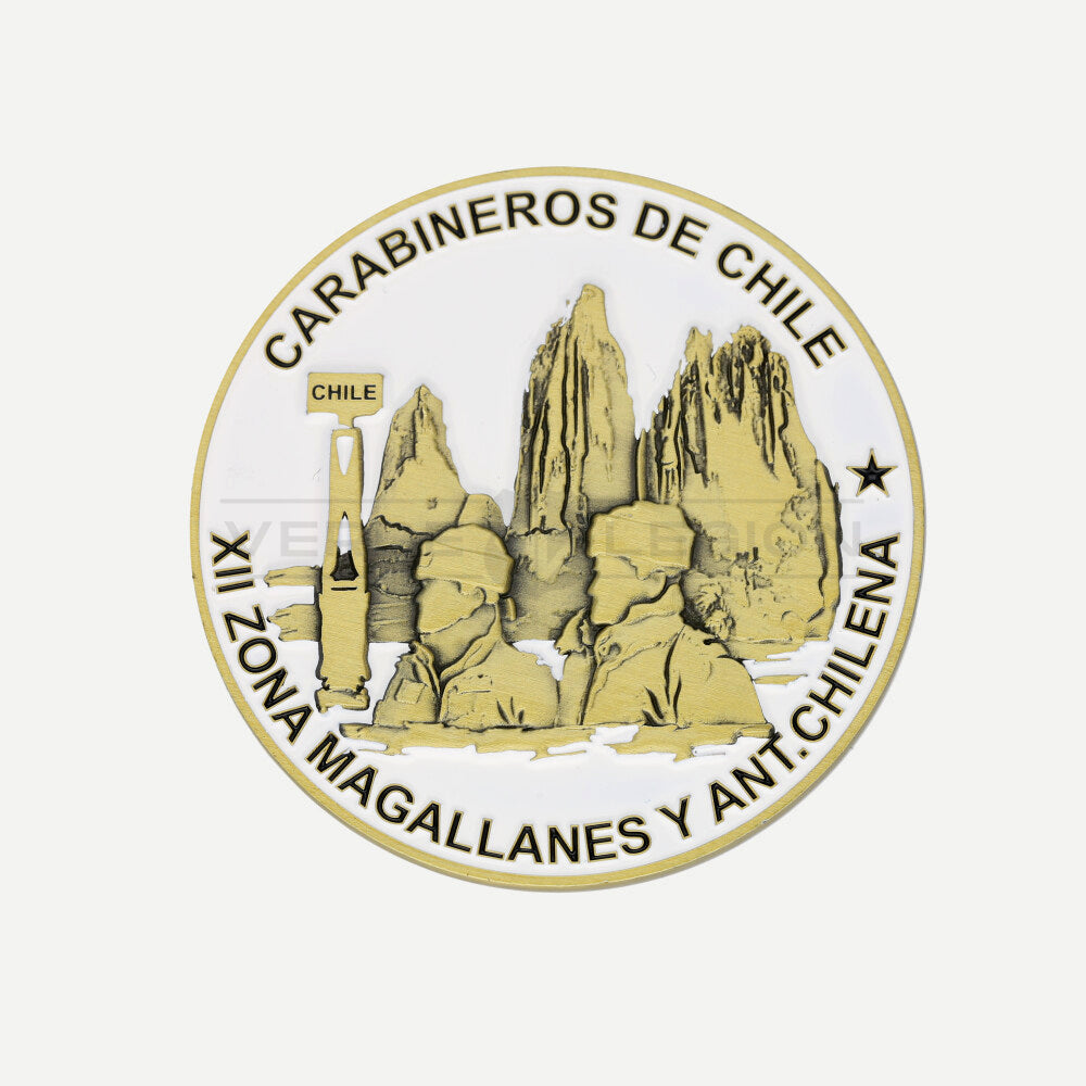 Moneda de Colección XII Zona Magallanes Carabineros