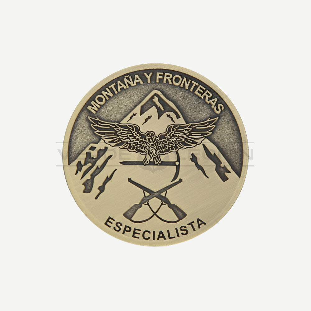 Moneda Personalizada Especialista en Montaña y Fronteras Carabineros