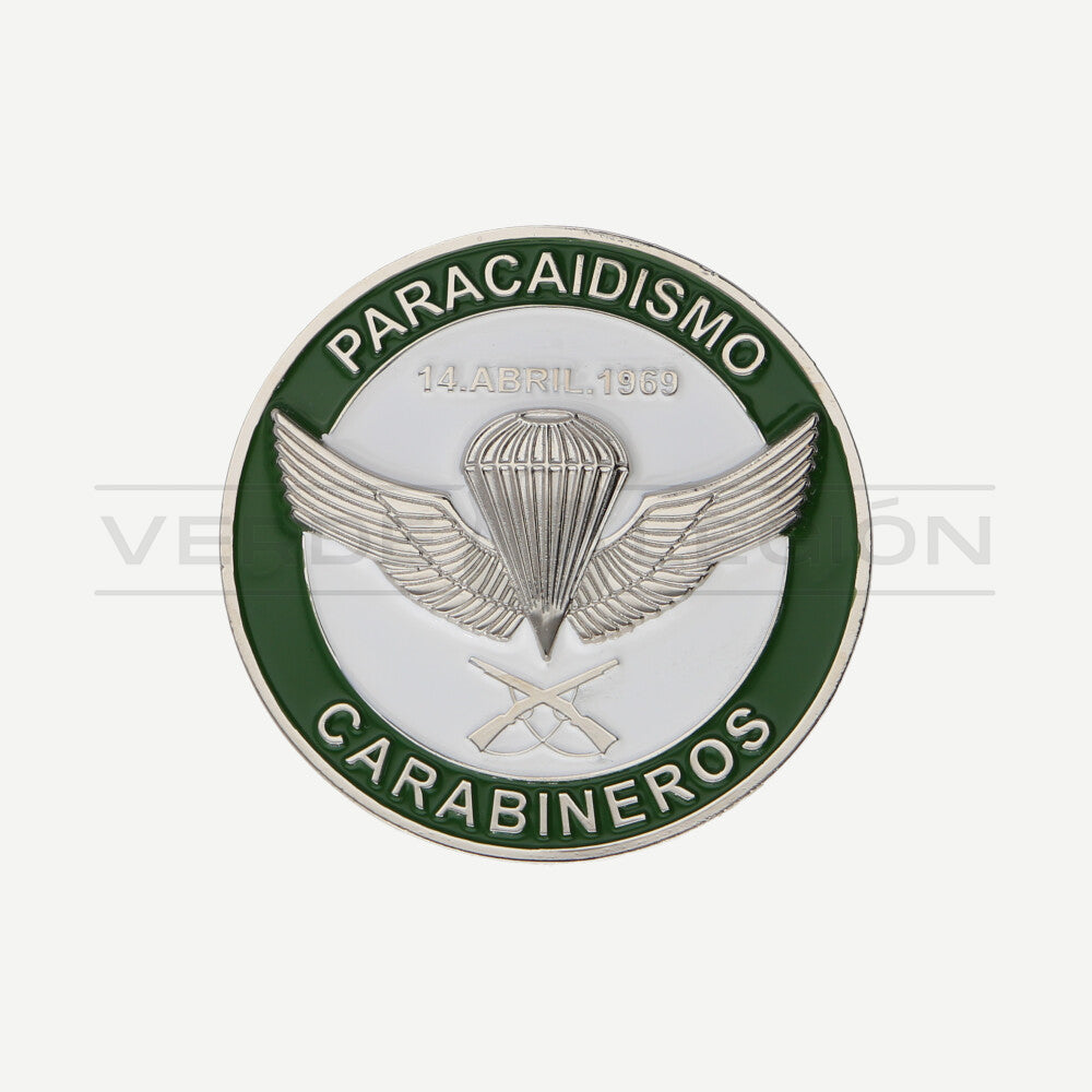 Moneda de Colección Rama de Paracaidismo de Carabineros