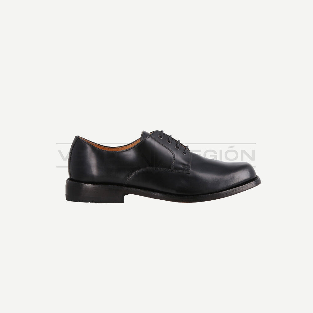 Zapato Negro Cordones Planta de Suela Hombre Calzarte Carabineros